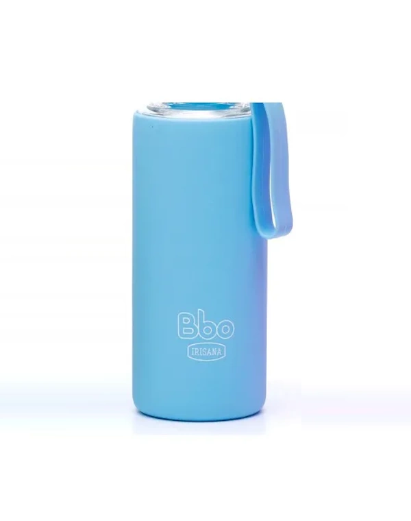 Funda de silicona azul de repuesto para botella Bbo4 Mini 300 ml Irisana