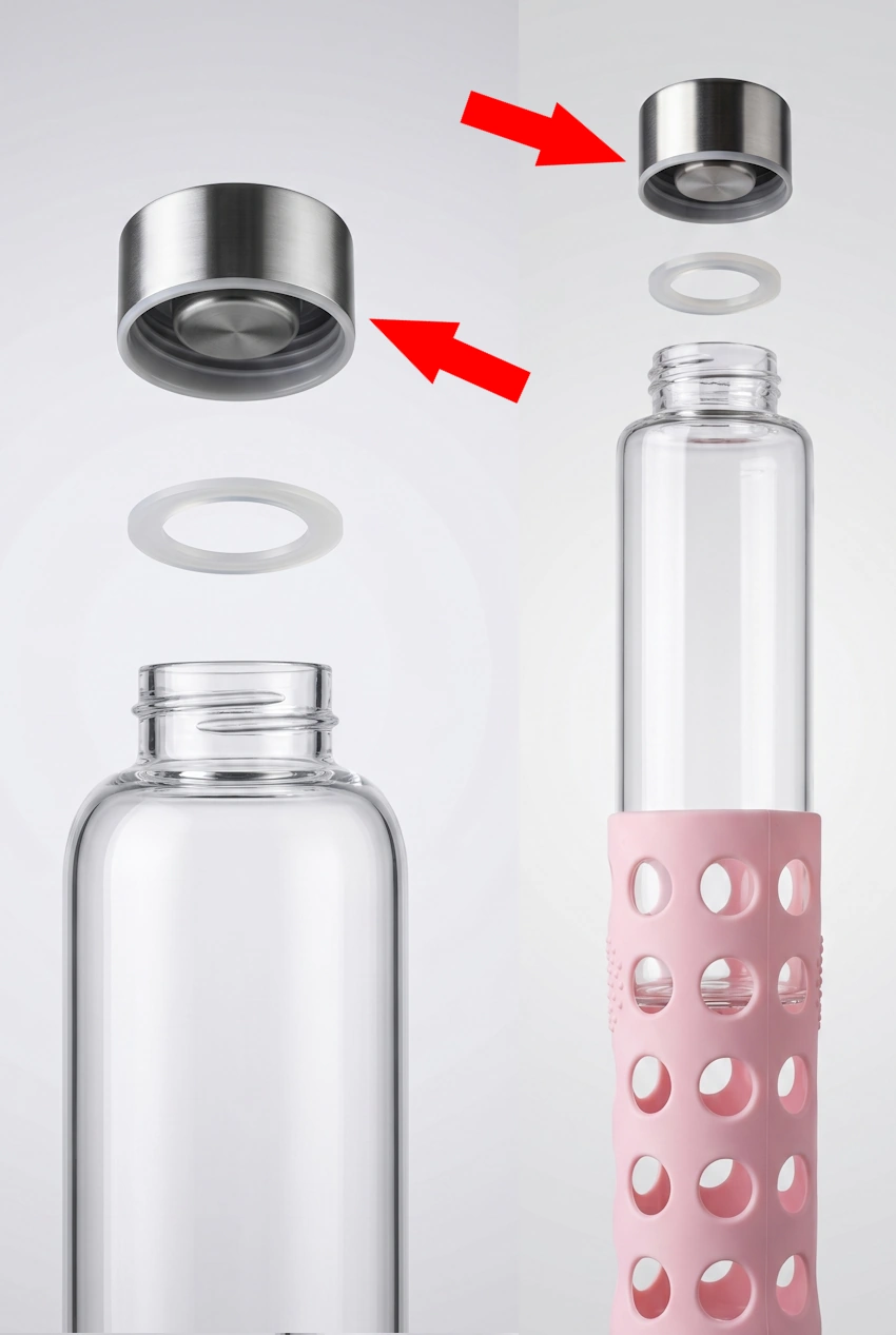 Tapón de recambio original para botellas Bbo5 y Bbo6 Irisana