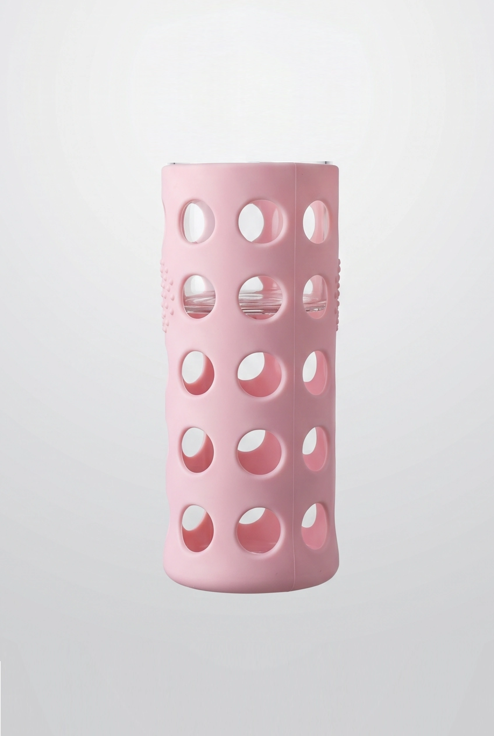 Funda de silicona con agujeros rosa de repuesto para botella Bbo6 Irisana