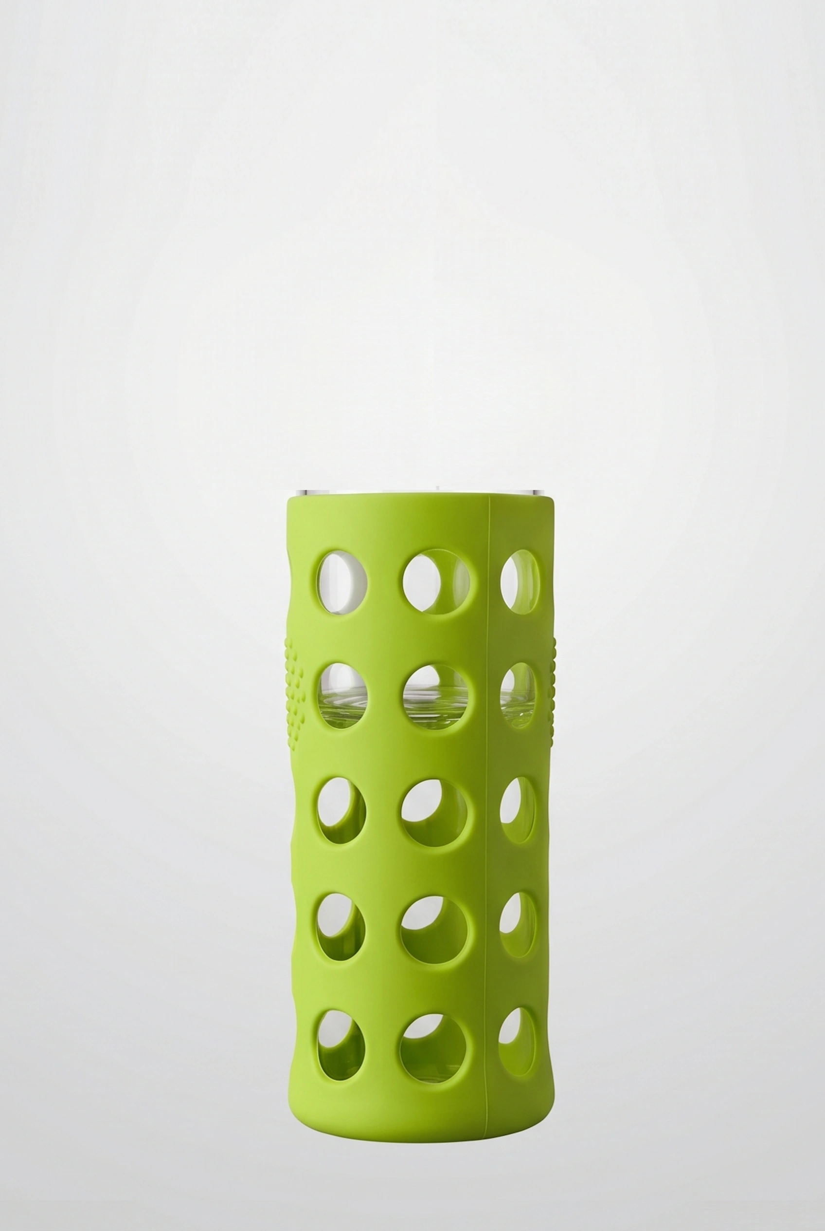 Funda de silicona con agujeros verde de repuesto para botella Bbo6 Irisana