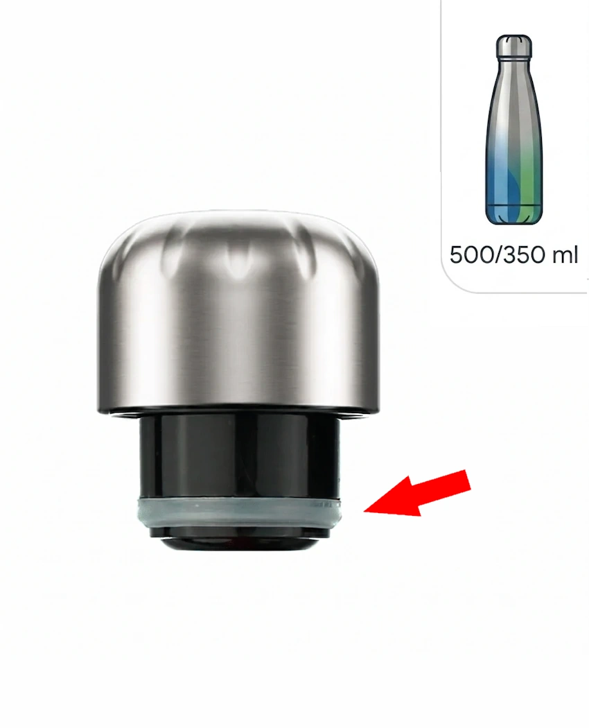 Junta de silicona de recambio para tapón de botella termo Bbo7 350/500 ml Irisana