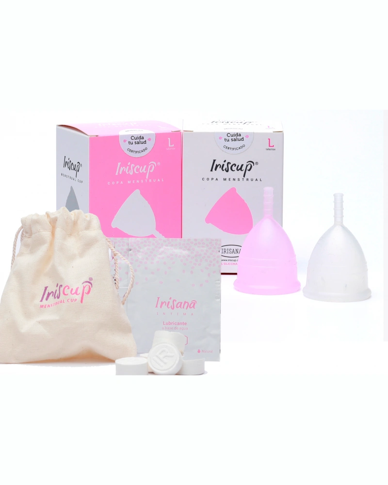 Copa Menstrual Iriscup Talla L - Silicona Platino 100%