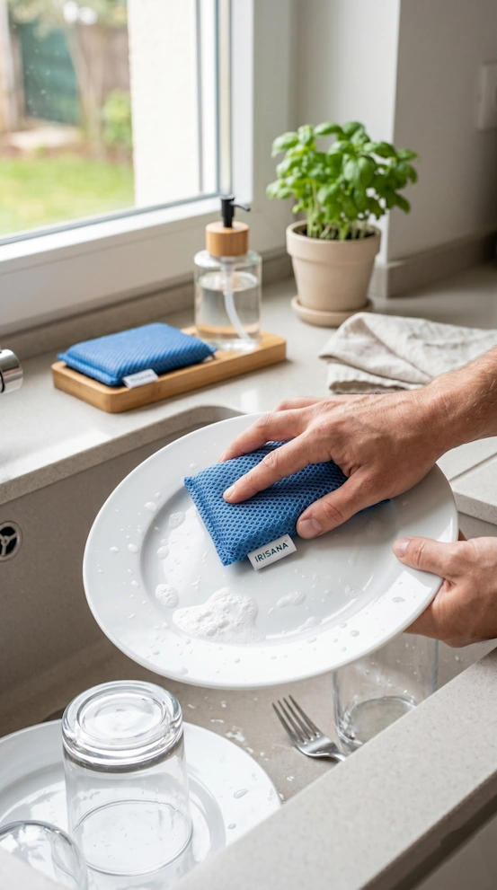 Pack 2 Ecoesponjas Irisana - Limpieza Ecológica sin Detergentes