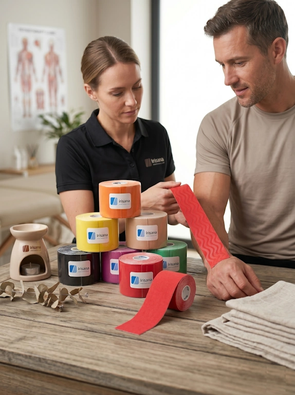 Kinesiology Tape Irisana con Turmalina - Vendaje Neuromuscular