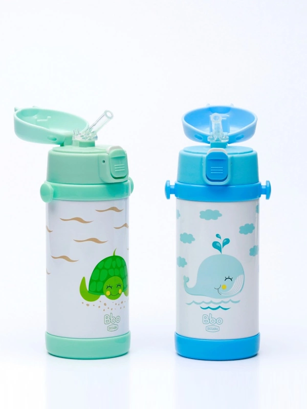 Botella Termo Infantil BBO Irisana de Acero Inoxidable - 320 ml