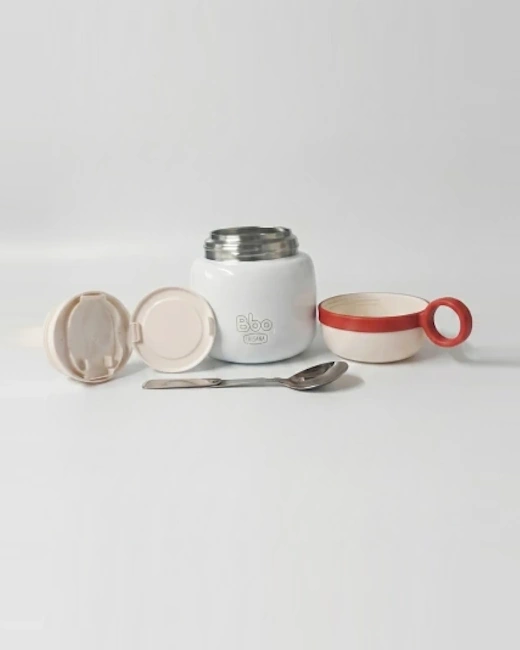 Termo para Alimentos BBO Irisana de Acero Inoxidable con Cuchara - 520 ml