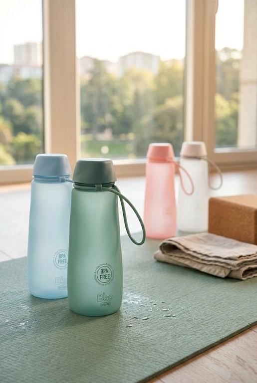 Botella Reutilizable BBO Irisana de Tritán - 550 ml