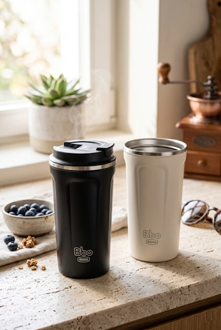 Vaso Termo Bbo Irisana - Acero Inoxidable 450 ml