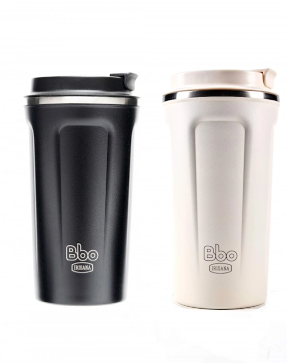Vaso Termo Bbo Irisana - Acero Inoxidable 450 ml