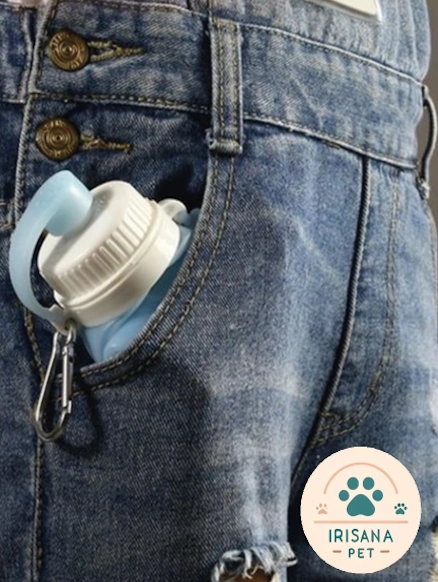 ZeroPis Irisana - Botella Plegable para Limpieza de Pis de Mascotas